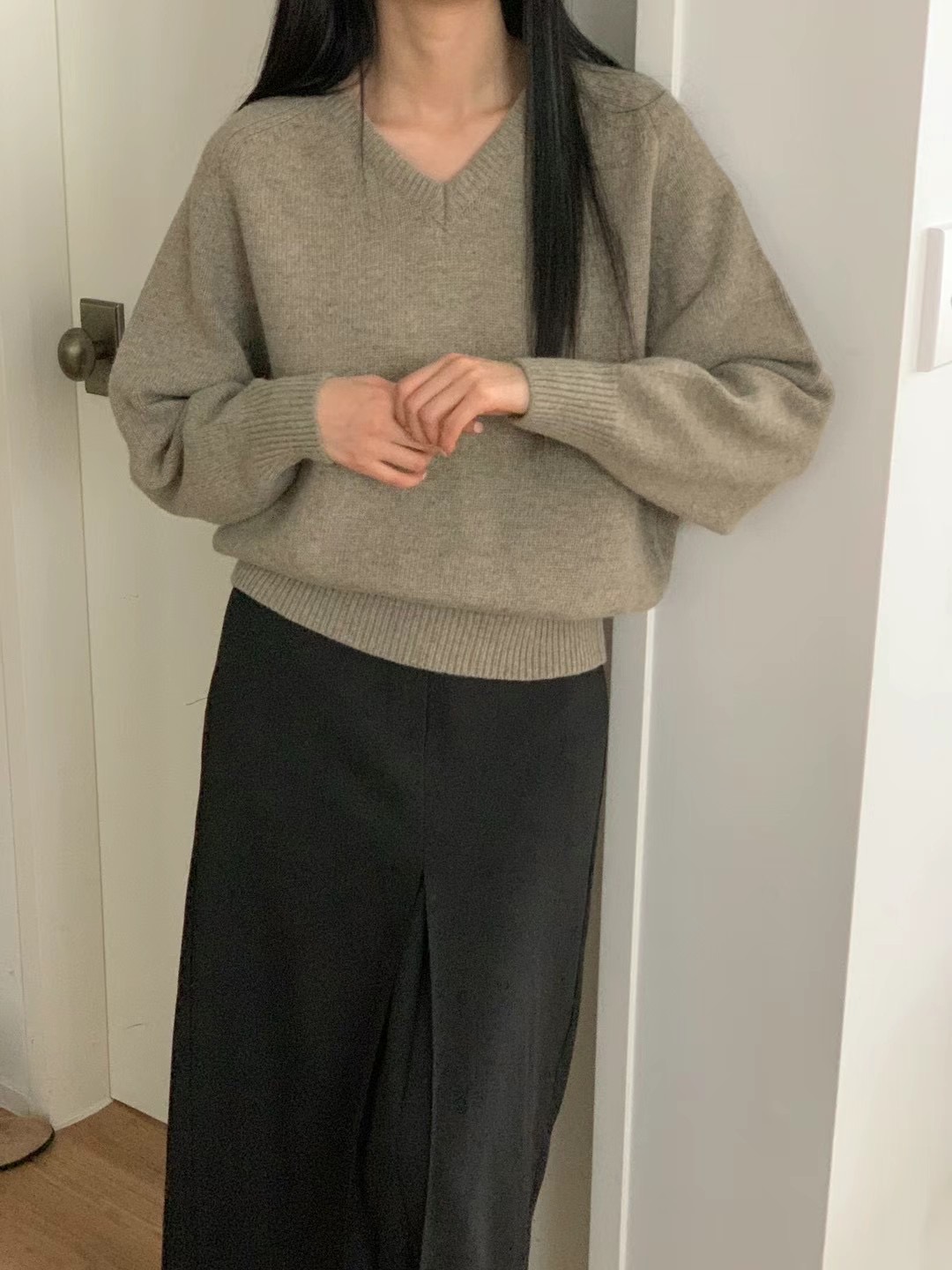 LURE韓國直郵東大門代購女裝新款職業時尚休閑真品人氣針織衫LURE針織衫圖色3