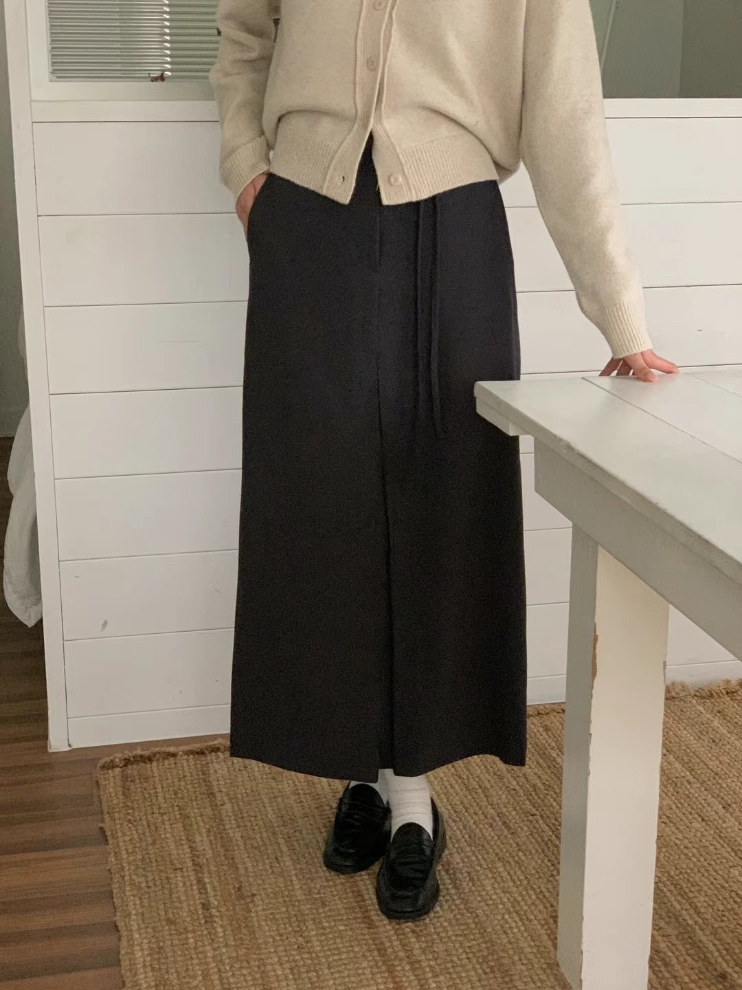 LURE韓國直郵女裝新款真品人氣24秋冬職業時尚推薦休閑長裙LURE長裙圖色3