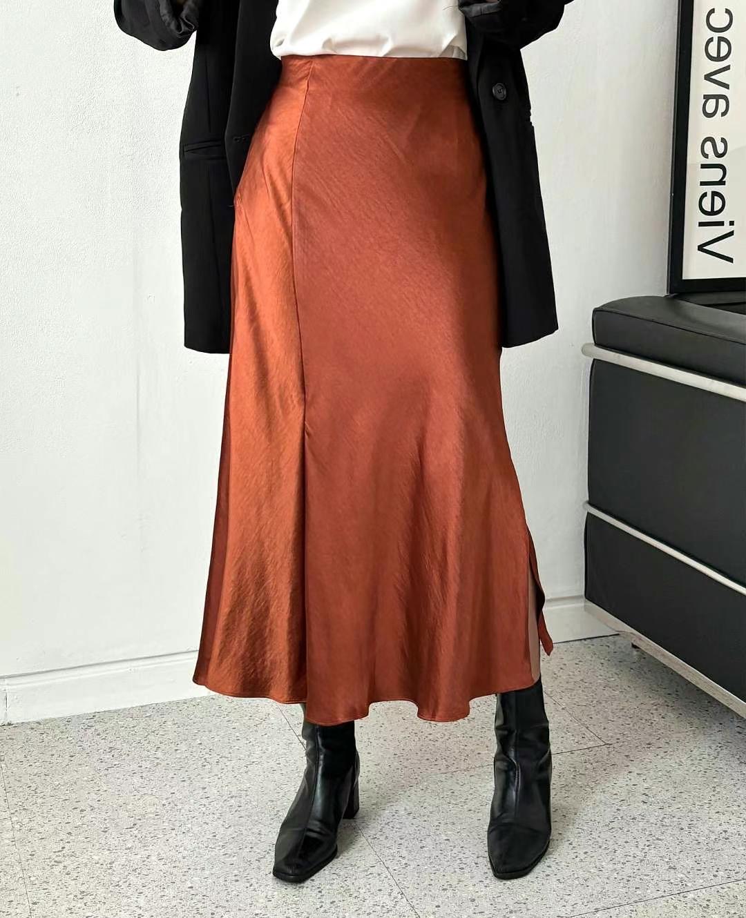 MINK DESIGN韓國直郵女裝新品24秋冬熱賣休閑推薦真品長裙MINK DESIGN長裙圖色2