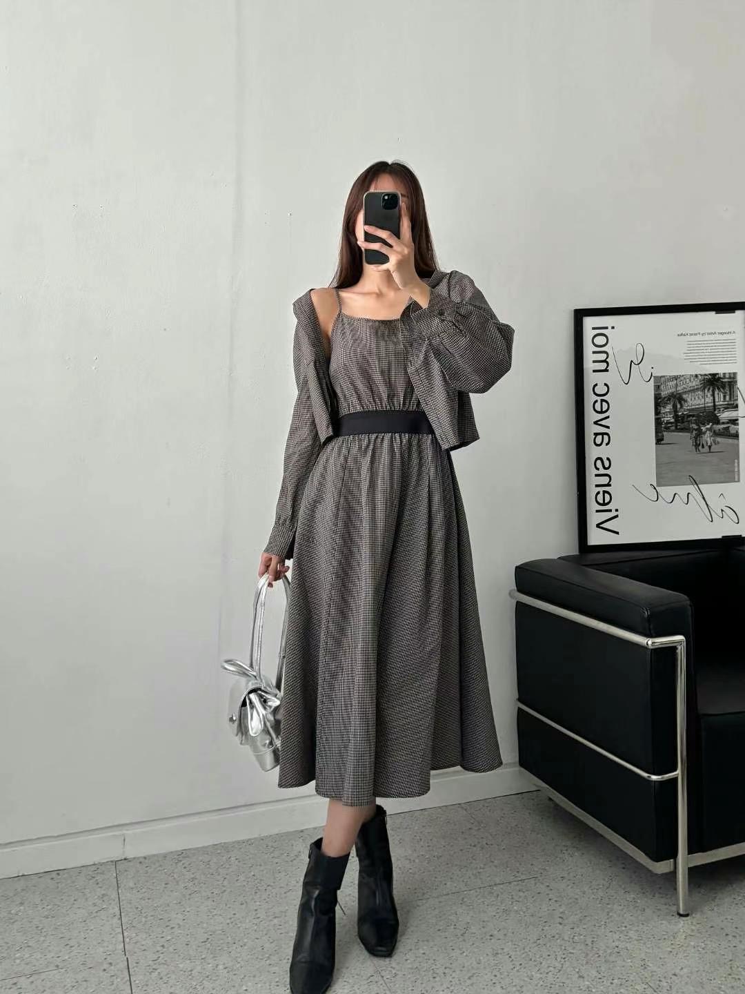 MINK DESIGN直郵韓國代購女裝新品熱賣24秋冬時尚人氣套裝MINK DESIGN套裝