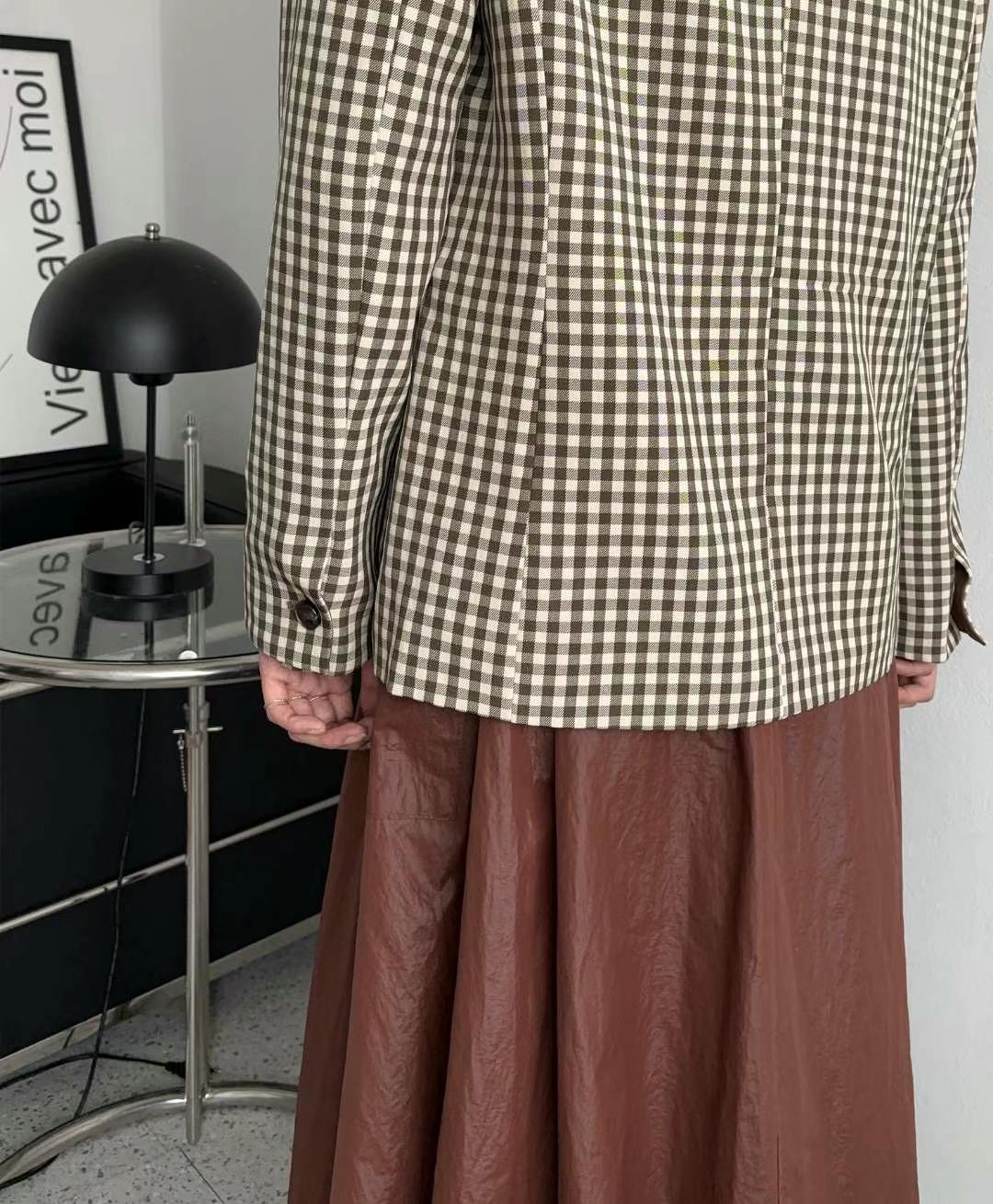 MINK DESIGN韓國直郵東大門代購女裝新品職業24秋冬夾克MINK DESIGN夾克