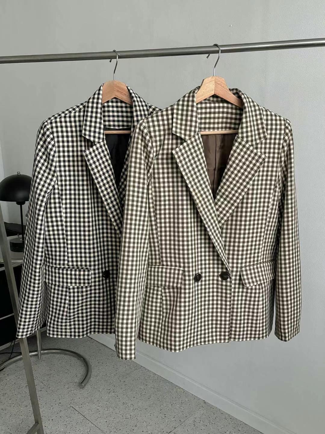 MINK DESIGN韓國直郵東大門代購女裝新品職業24秋冬夾克MINK DESIGN夾克