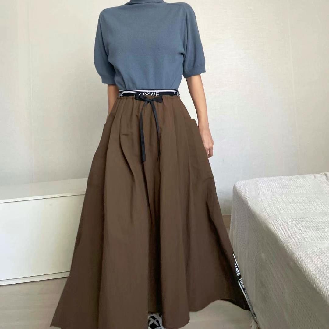 MINK DESIGN韓國直郵女裝新款24秋冬人氣時尚休閑推薦長裙MINK DESIGN長裙