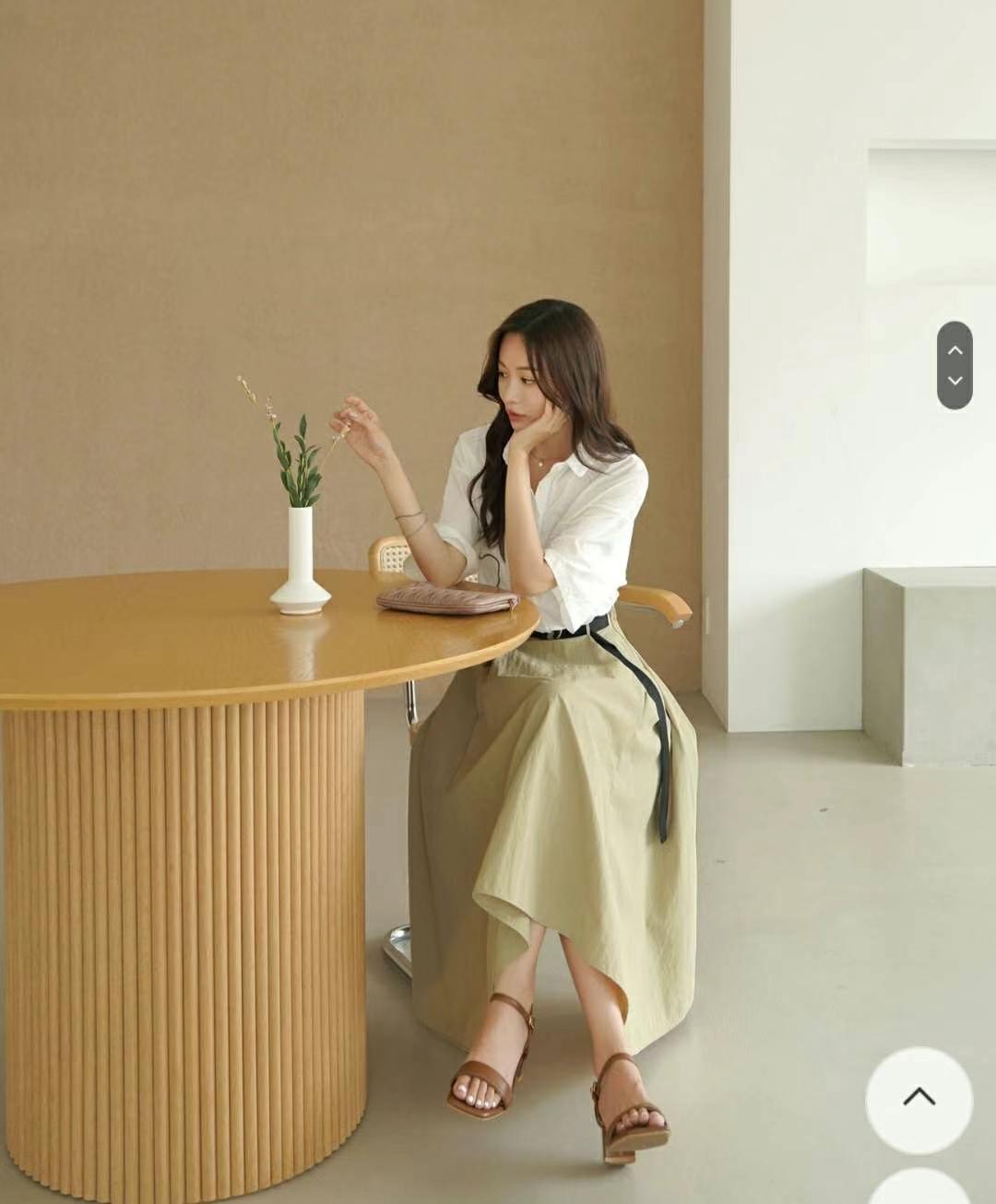 MINK DESIGN韓國直郵女裝新款熱賣職業真品時尚半身裙中短裙MINK DESIGN半身裙/中短裙
