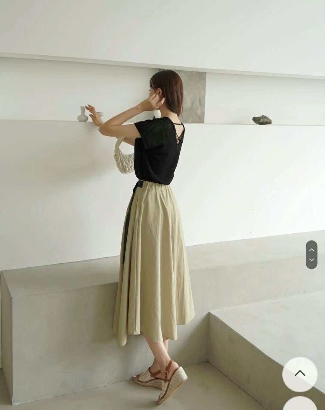 MINK DESIGN韓國直郵女裝新款熱賣職業真品時尚半身裙中短裙MINK DESIGN半身裙/中短裙