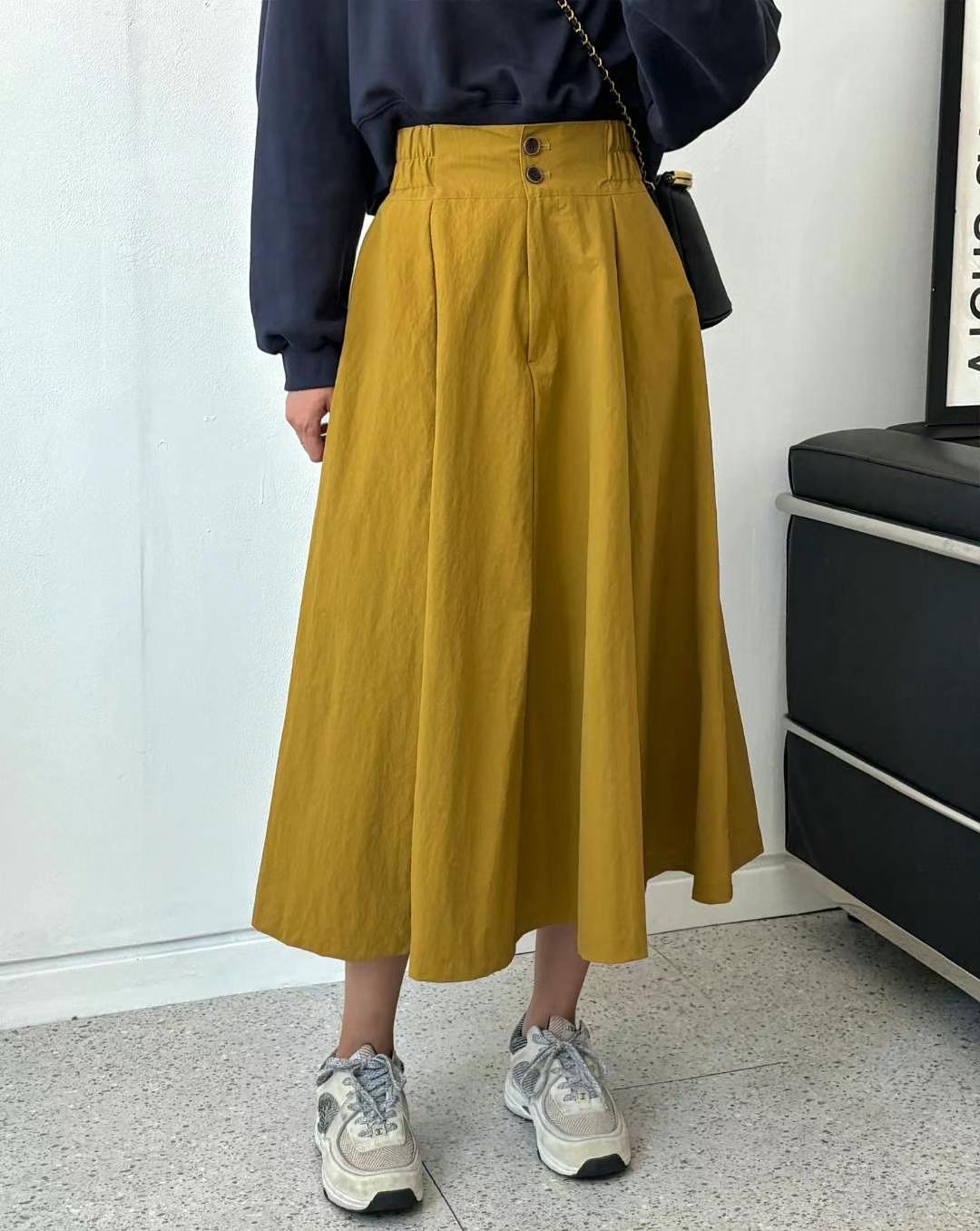 MINK DESIGN韓國直郵女裝新品推薦熱賣24秋冬半身裙中短裙MINK DESIGN半身裙/中短裙