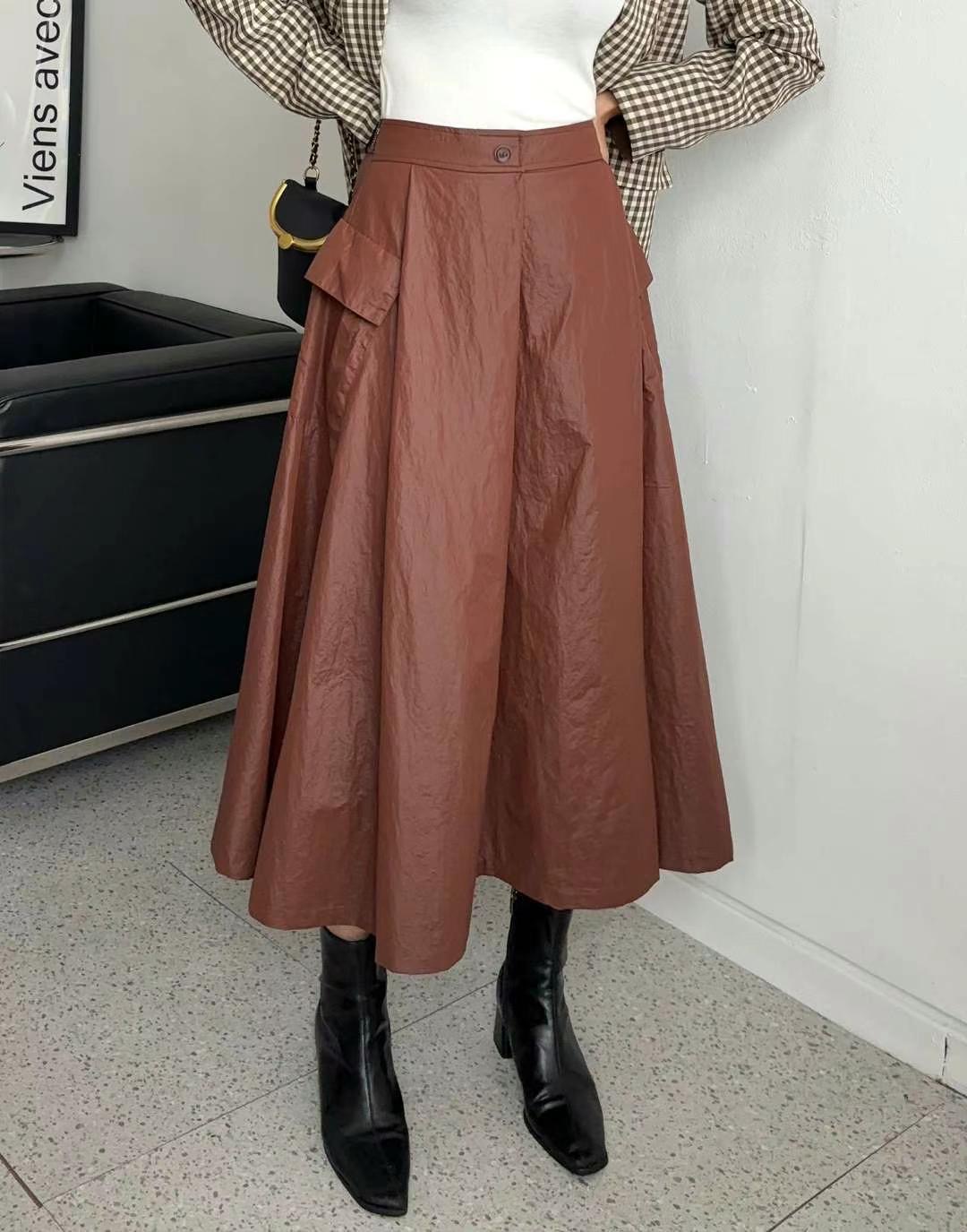 MINK DESIGN韓國直郵東大門實拍女裝新品真品半身裙中短裙MINK DESIGN半身裙/中短裙