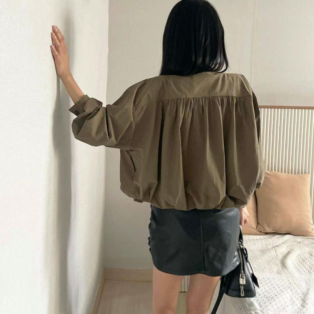MINK DESIGN韓國直郵東大門實拍女裝新款人氣休閑襯衫蕾絲衫MINK DESIGN襯衫/蕾絲衫