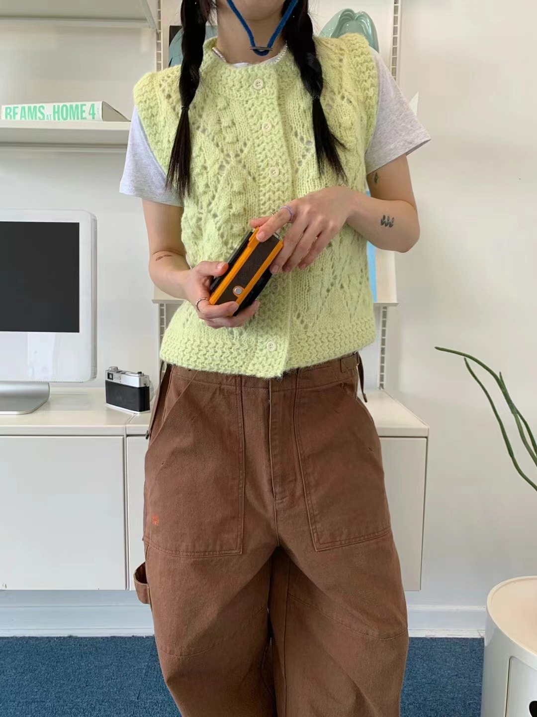 STANDING直郵韓國代購女裝新品人氣時尚推薦熱賣真品休閑褲STANDING休閑褲