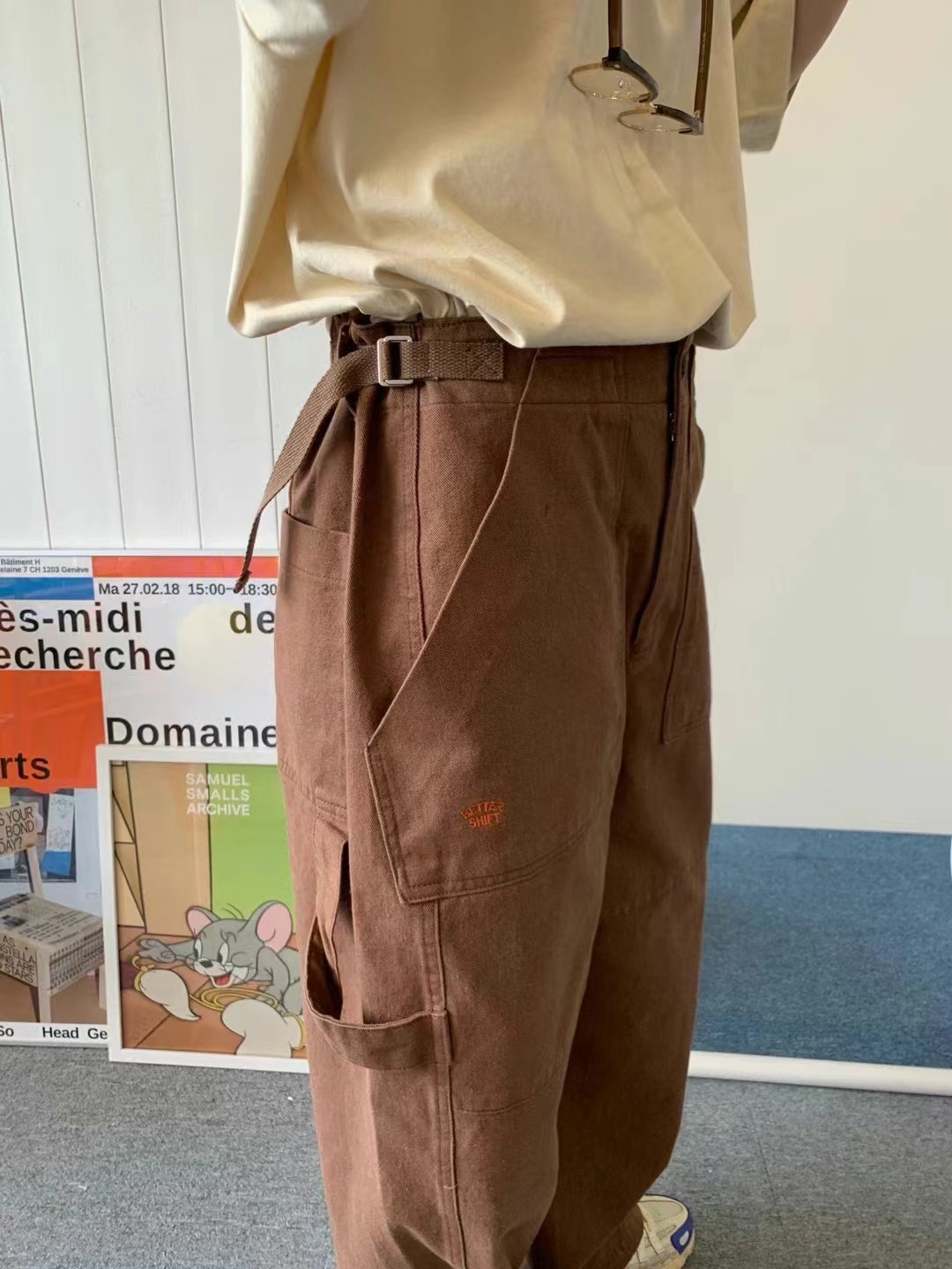 STANDING直郵韓國代購女裝新品人氣時尚推薦熱賣真品休閑褲STANDING休閑褲