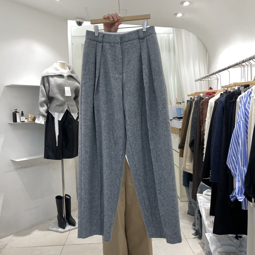 cornerbloom/3rooms韓國直郵東大門代購女裝新品時尚休閑褲THE SUIT BAR休閑褲圖色1