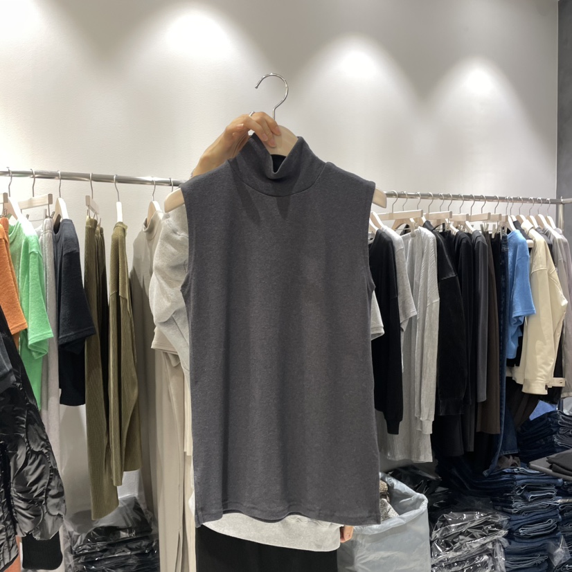 OPEN韓國直郵東大門代購女裝新品休閑24秋冬真品吊帶背心OPEN吊帶/背心圖色2