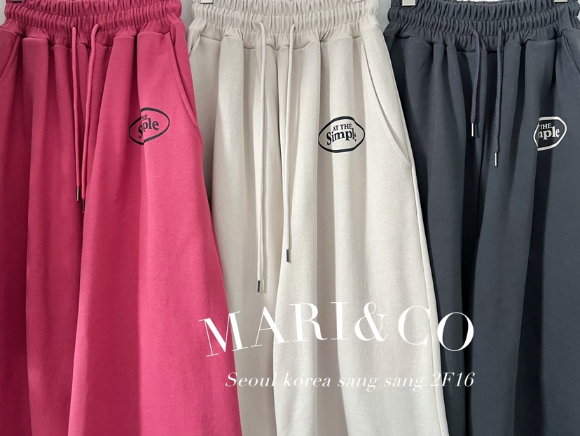 MARI CO韓國直郵東大門代購女裝新品24秋冬時尚推薦休閑褲ARANCIA休閑褲