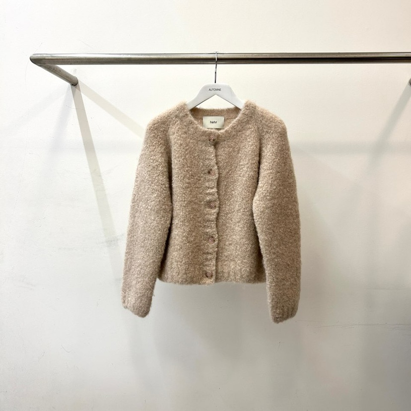 AUTOMNE/HE_HR直郵韓國代購女裝新款熱賣24秋冬毛衣馬海毛開衫AMY GRACE毛衣圖色1