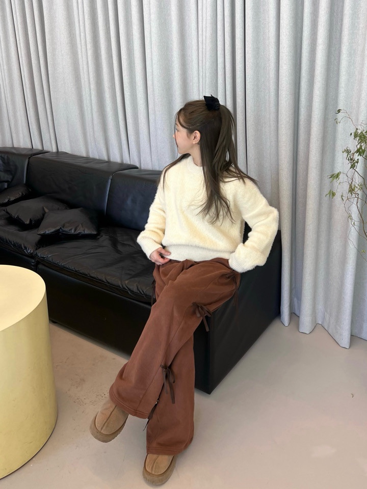 MARRON韓國直郵東大門代購女裝新品真品24秋冬針織衫安哥拉PIN-UP針織衫