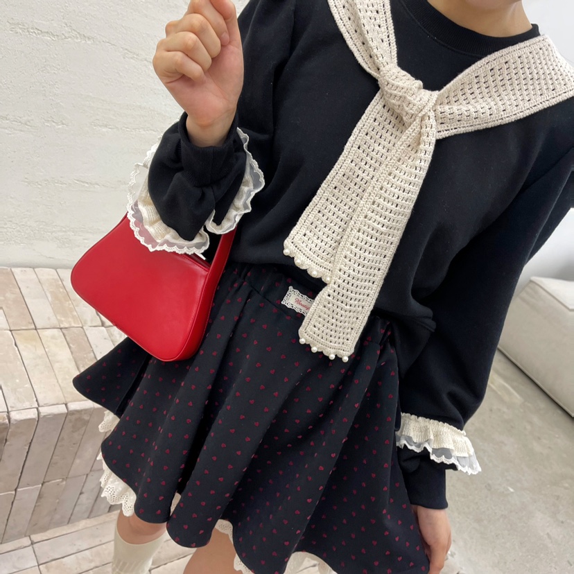 BOUTIQUE韓國直郵東大門代購女裝新款熱賣24秋冬衛衣披肩BOUTIQUE-L衛衣圖色2