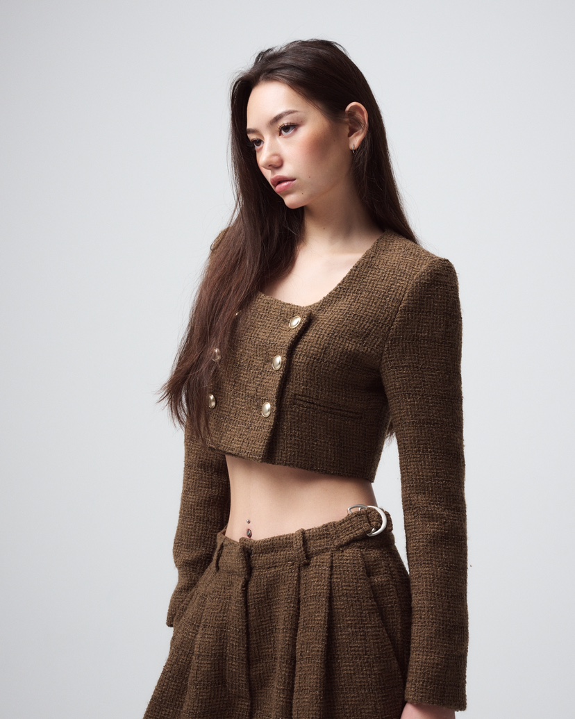 FOUR EIGHT韓國直郵東大門代購女裝新品職業真品休閑推薦夾克FOUR EIGHT夾克