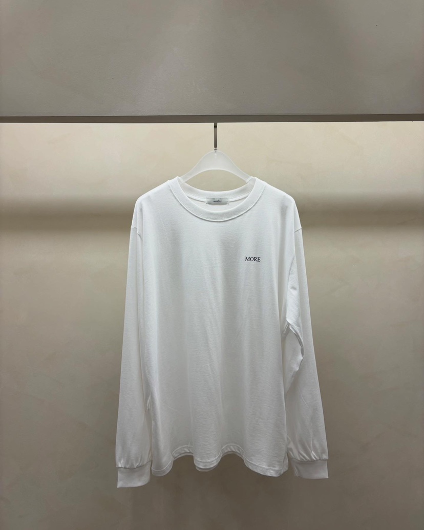 Waller韓國直郵女裝新品24秋冬人氣熱賣推薦職業休閑長袖T恤NOTHING長袖T恤
