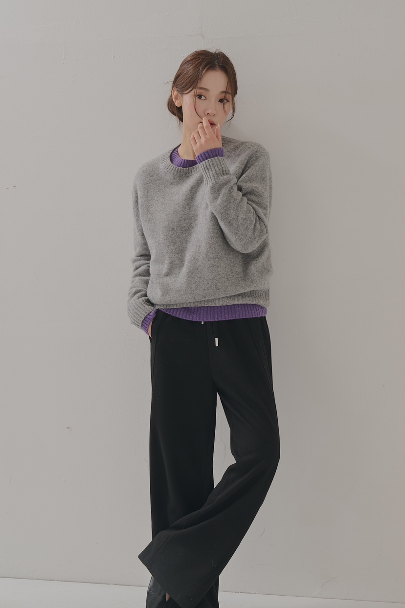 aTHeA直郵韓國代購女裝新款24秋冬真品時尚推薦職業休閑褲ATHEA休閑褲
