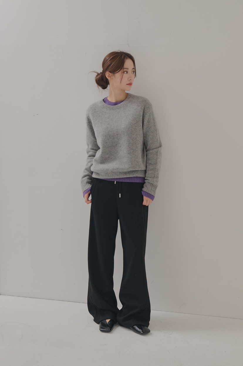 aTHeA直郵韓國代購女裝新款24秋冬真品時尚推薦職業休閑褲ATHEA休閑褲