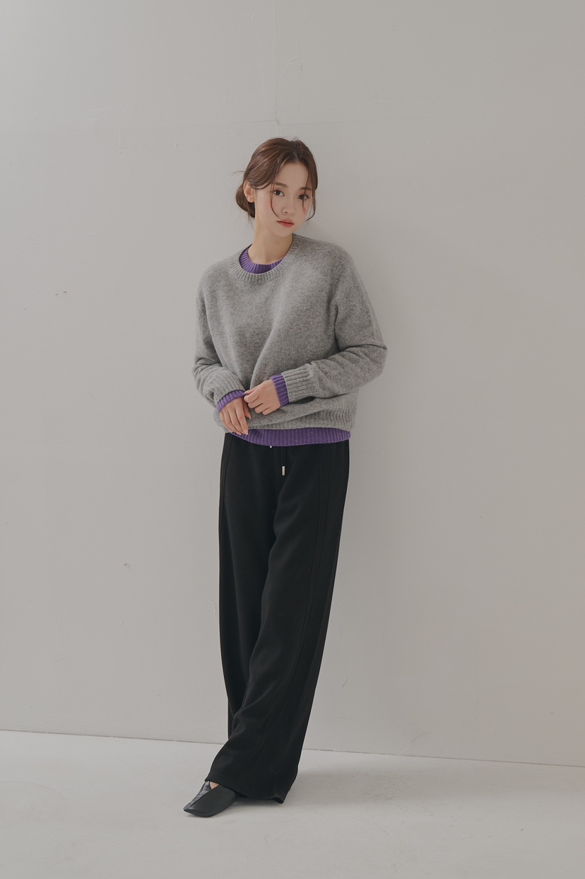 aTHeA直郵韓國代購女裝新款24秋冬真品時尚推薦職業休閑褲ATHEA休閑褲