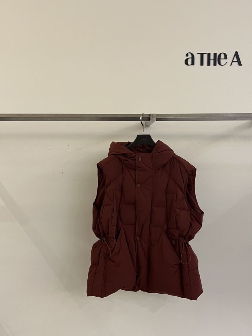 aTHeA韓國直郵東大門實拍女裝新品真品24秋冬休閑推薦馬甲ATHEA馬甲