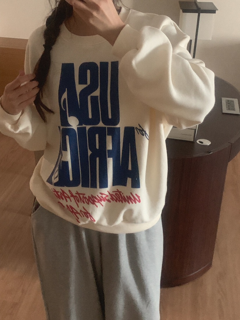 SLAT直郵韓國代購女裝新品休閑時尚熱賣真品推薦人氣24秋冬衛衣SLAT衛衣