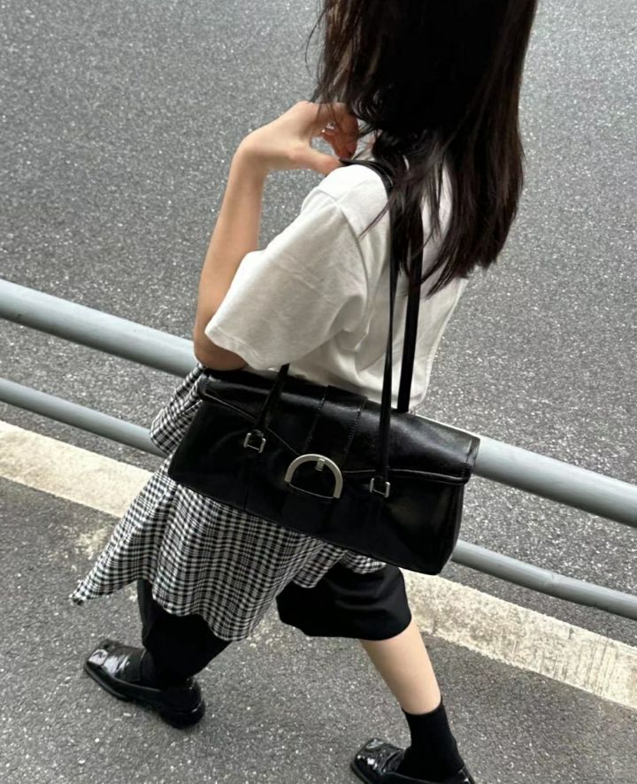 TROUVAILLE韓國直郵女裝新品24秋冬職業真品休閑單肩斜跨包TROUVAILLE單肩/斜跨包