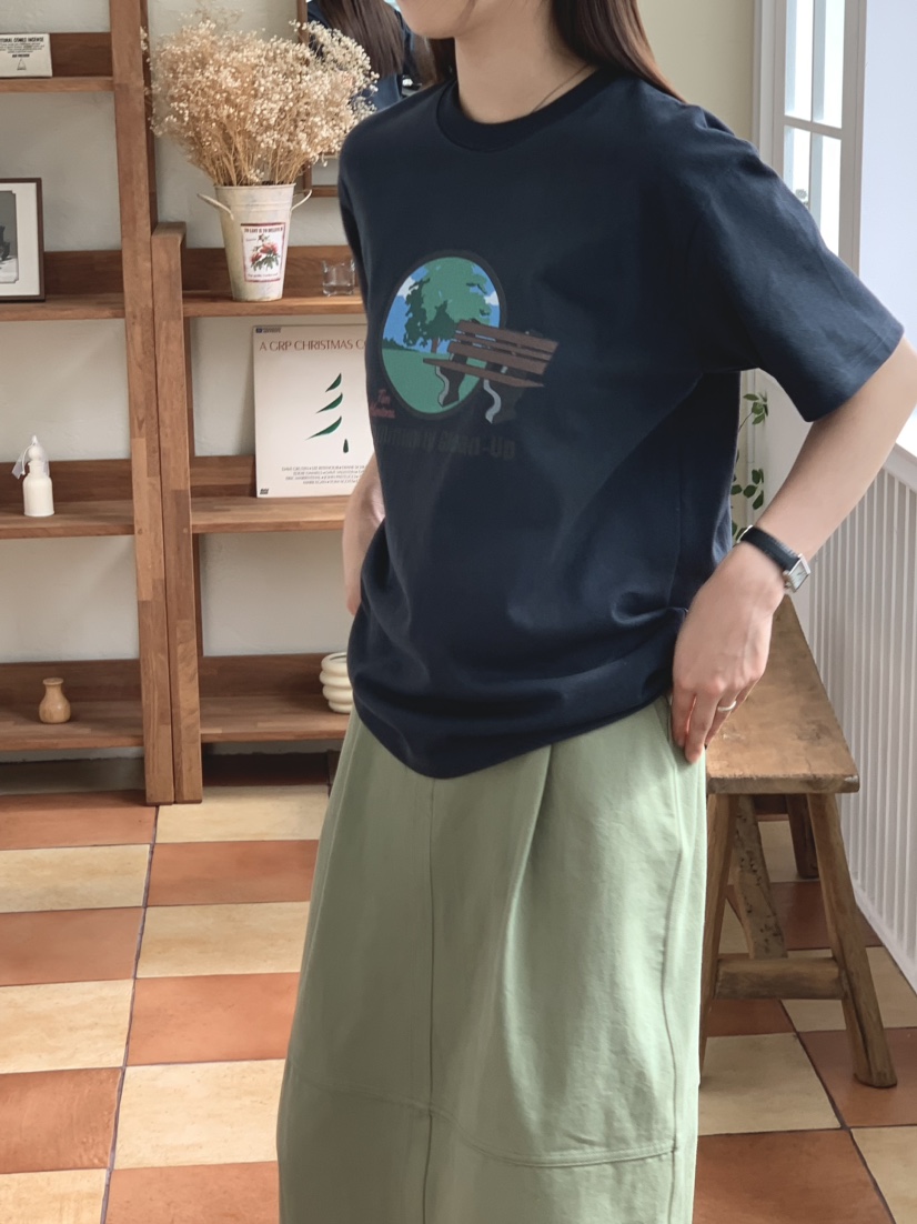 APPROACH直郵韓國代購女裝新品推薦休閑時尚職業真品24秋冬T恤HOME GROUNDT恤
