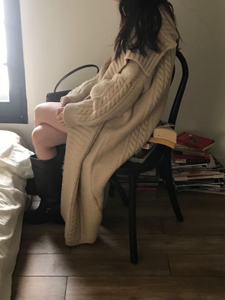 CALLIT韓國直郵女裝新品24秋冬推薦職業中長款大衣羊駝毛CALLIT中長款大衣