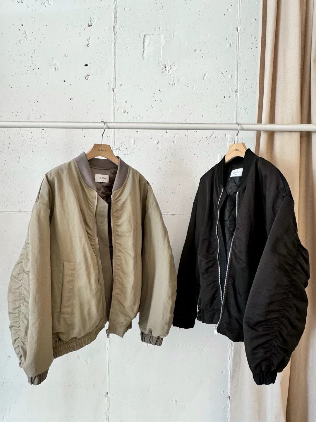 LEREVE韓國直郵女裝新品休閑24秋冬推薦熱賣真品短款棉服LEREVE短款棉服