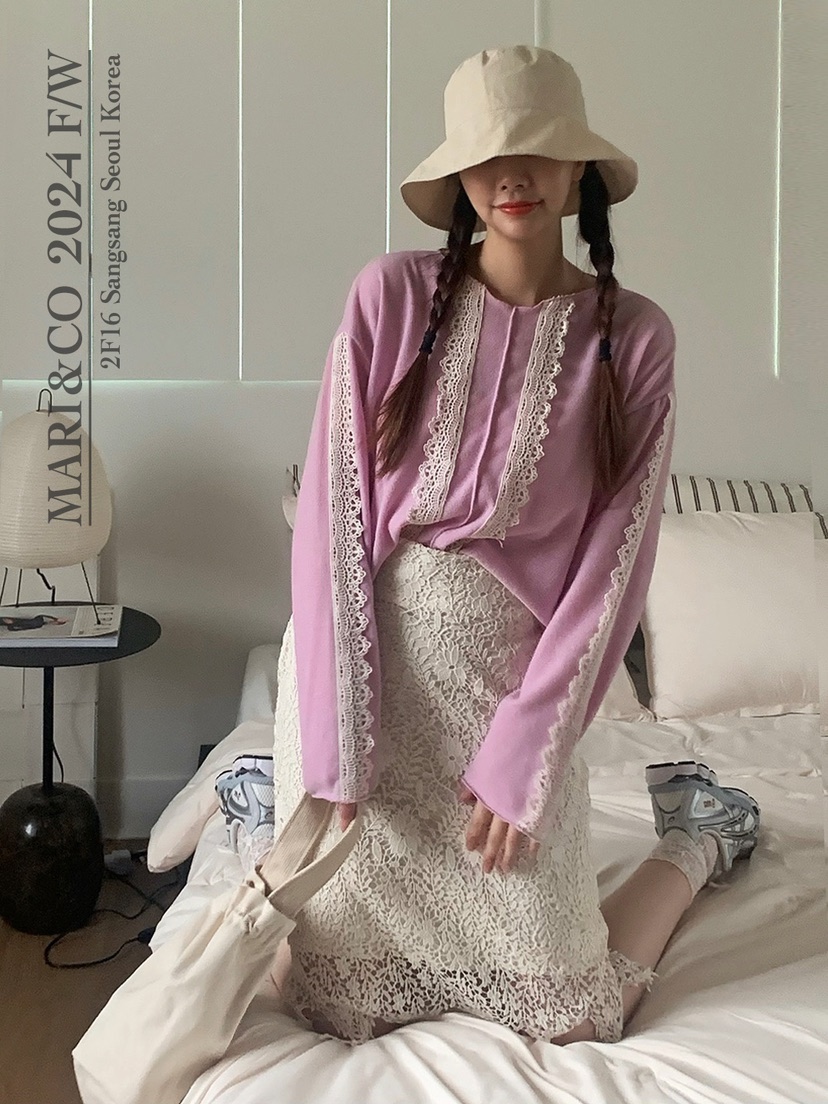 MARI CO直郵韓國代購女裝新品推薦休閑職業人氣熱賣長袖T恤ARANCIA長袖T恤