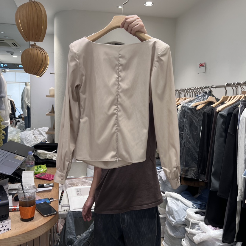 MAGNOLIA36-L韓國直郵東大門代購女裝新品時尚襯衫蕾絲衫MAGNOLIA36-L襯衫/蕾絲衫