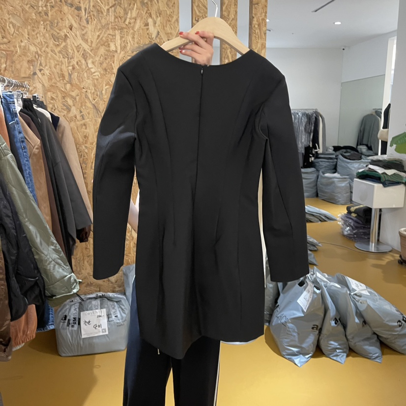 De VENTI韓國直郵女裝新品真品人氣推薦24秋冬職業連衣裙DE VENTI連衣裙