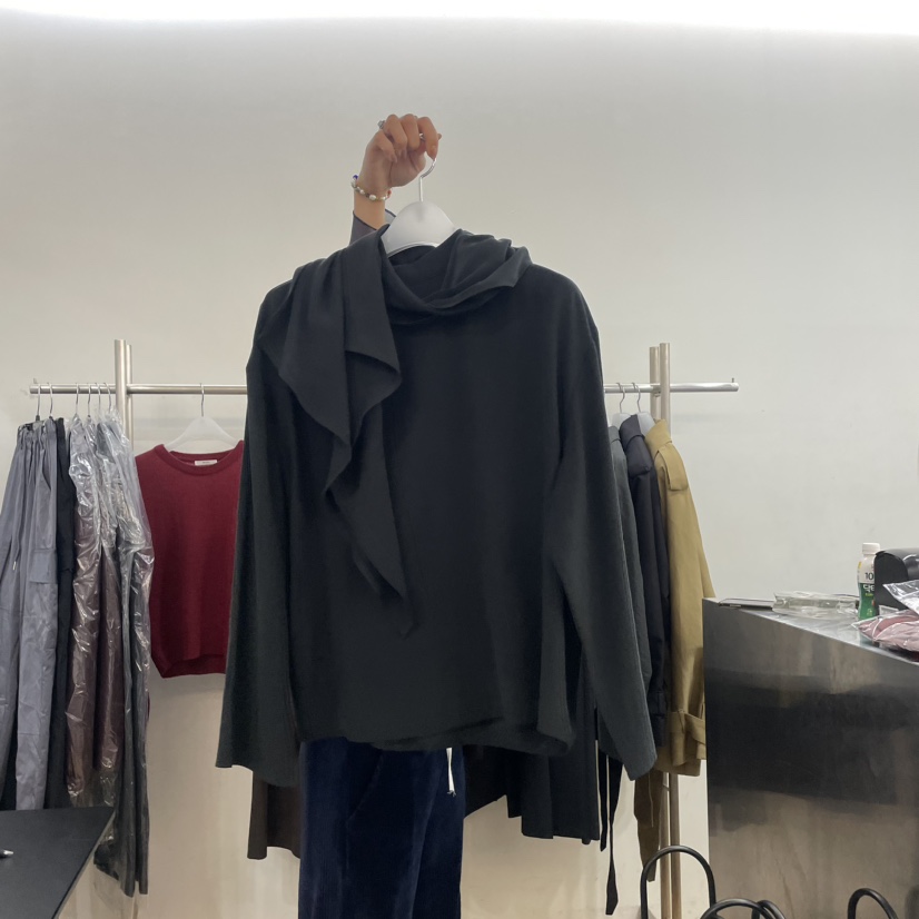 MAINT韓國直郵東大門實拍女裝新款職業熱賣襯衫蕾絲衫含圍巾MAINT襯衫/蕾絲衫圖色3