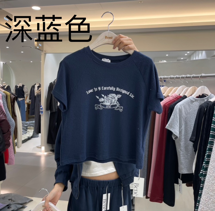 Bene直郵韓國代購女裝新品人氣推薦熱賣職業時尚24秋冬T恤BENET恤圖色5