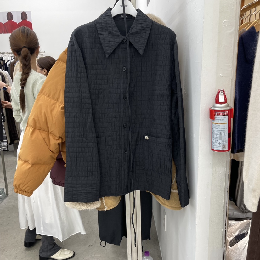 BREATHE韓國直郵女裝新款人氣真品時尚職業襯衫蕾絲衫含脖帶BREATHE襯衫/蕾絲衫圖色1