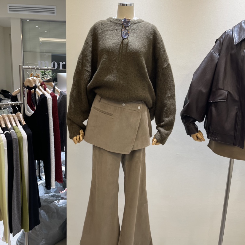 more more韓國直郵東大門實拍女裝新品職業真品針織衫羊駝毛more more針織衫