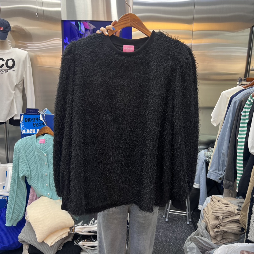 BLACK BABI韓國直郵女裝新品24秋冬真品職業人氣長袖T恤BLACK BABI長袖T恤圖色3