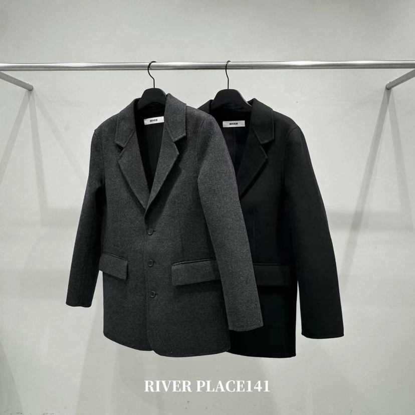 WATER/RIVER直郵韓國代購女裝新款推薦職業真品人氣24秋冬夾克WATER/RIVER夾克
