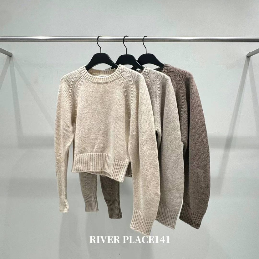 WATER/RIVER韓國直郵女裝新款人氣職業時尚推薦休閑針織衫WATER/RIVER針織衫