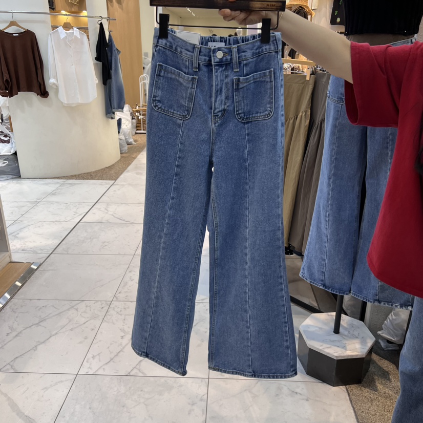 AIM韓國直郵東大門代購女裝新款熱賣24秋冬推薦時尚牛仔褲AIM牛仔褲