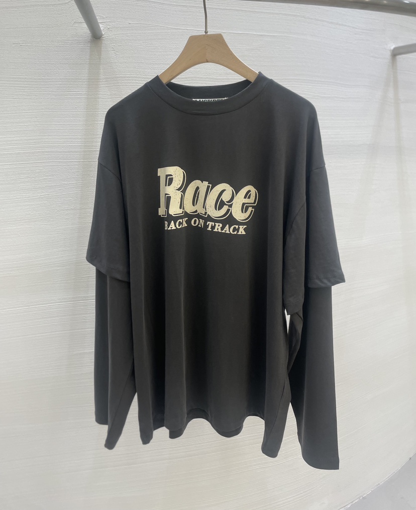 LUCKPPY韓國直郵東大門實拍女裝新品24秋冬真品人氣長袖T恤LUCKPPY長袖T恤圖色2