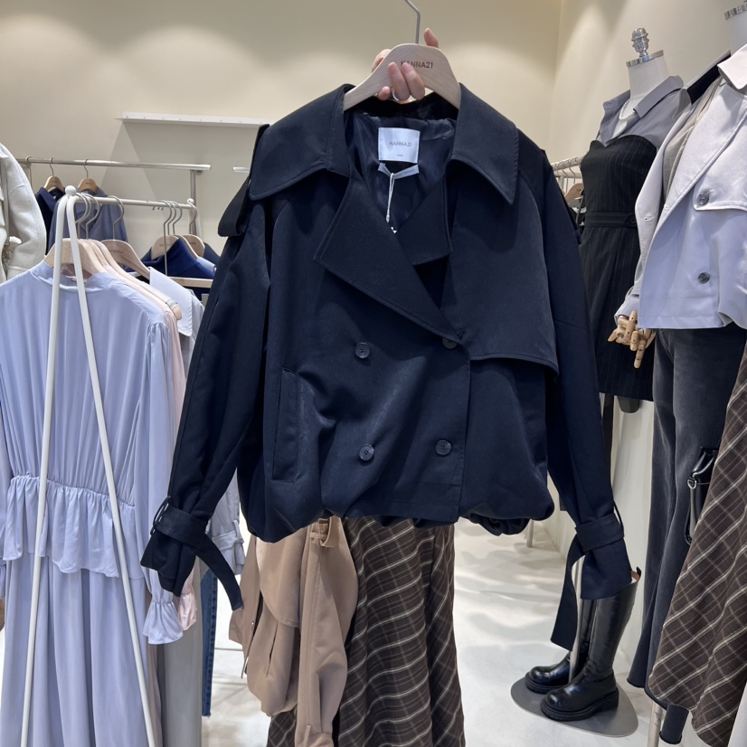 HANNA21韓國直郵女裝新品職業推薦24秋冬時尚人氣休閑夾克HANNA21夾克圖色2