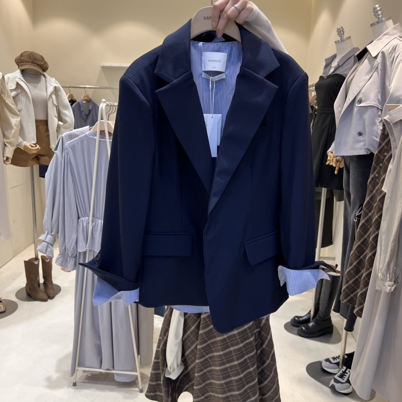 HANNA21韓國直郵東大門實拍女裝新款時尚真品推薦休閑夾克HANNA21夾克圖色2