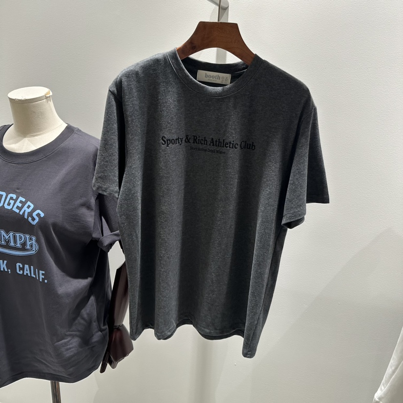 AI BOOTH韓國直郵女裝新品時尚熱賣推薦真品職業休閑24秋冬T恤AI BOOTHT恤圖色2