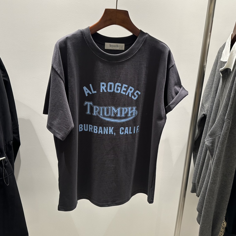 AI BOOTH韓國直郵東大門實拍女裝新品時尚推薦人氣24秋冬T恤AI BOOTHT恤圖色2