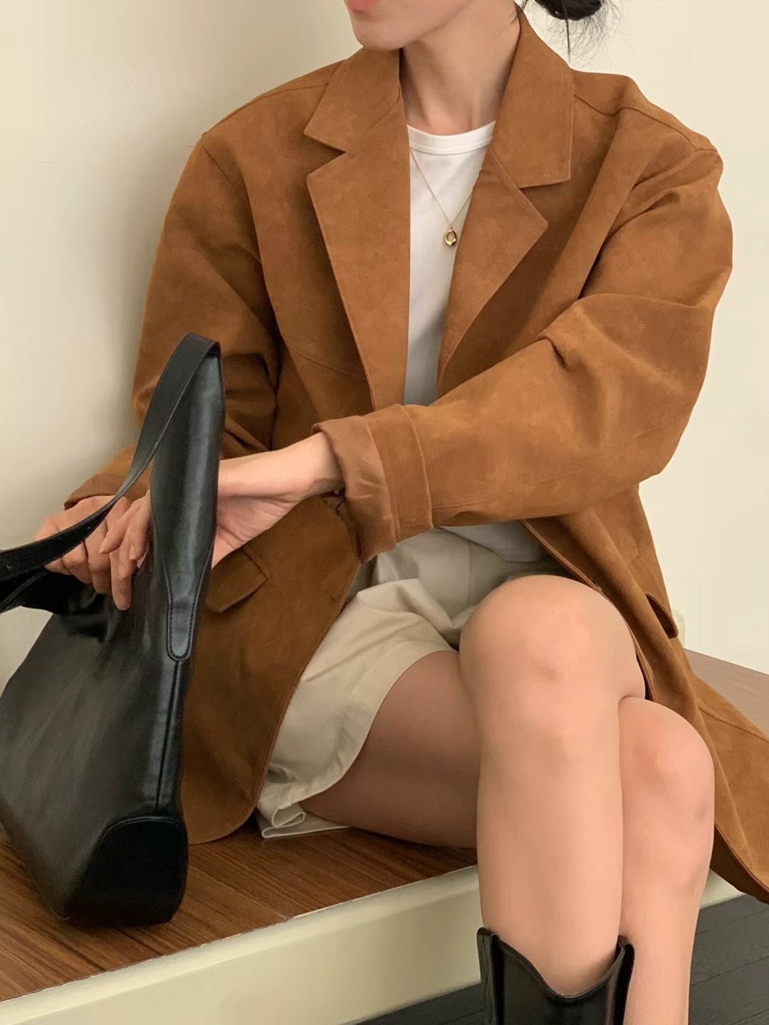 MICO韓國直郵東大門代購女裝新品人氣休閑職業時尚推薦夾克ALL OVER夾克