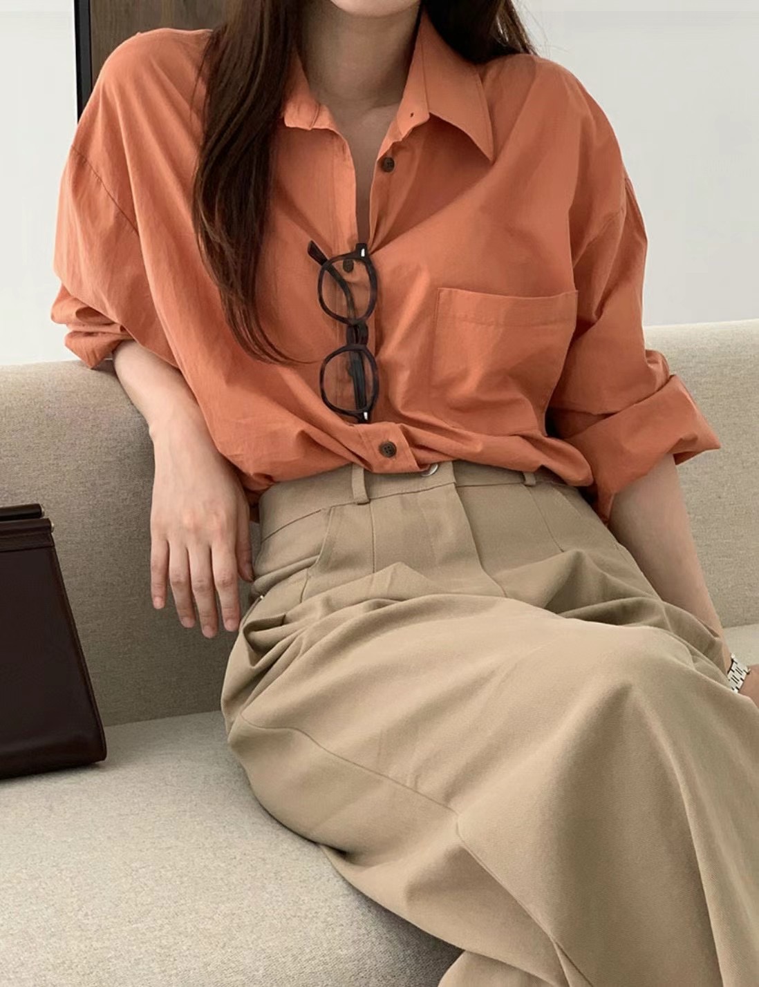 MICO韓國直郵東大門代購女裝新款時尚熱賣真品推薦襯衫蕾絲衫ALL OVER襯衫/蕾絲衫