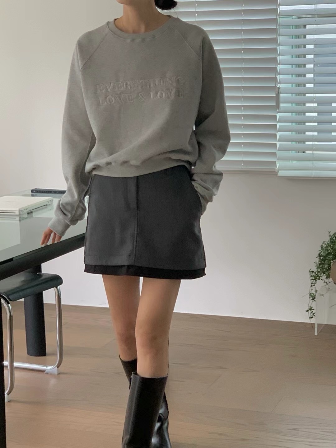MICO韓國直郵東大門實拍女裝新款真品人氣職業熱賣推薦衛衣ALL OVER衛衣